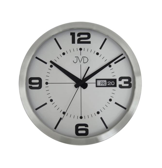 Stenska ura JVD, pisarniška ura, kuhinjska ura, velika ura, datum...