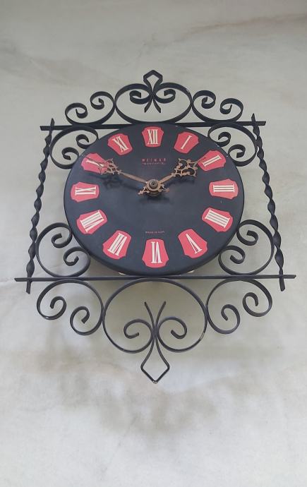 Vintage stenska ura Weimar Electronic Wall Clock