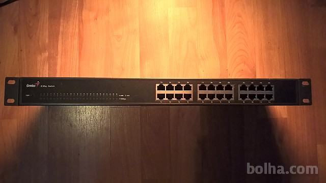 N-Way Switch, Genius GS 4240R V2, 24 ports Fast Ethernet
