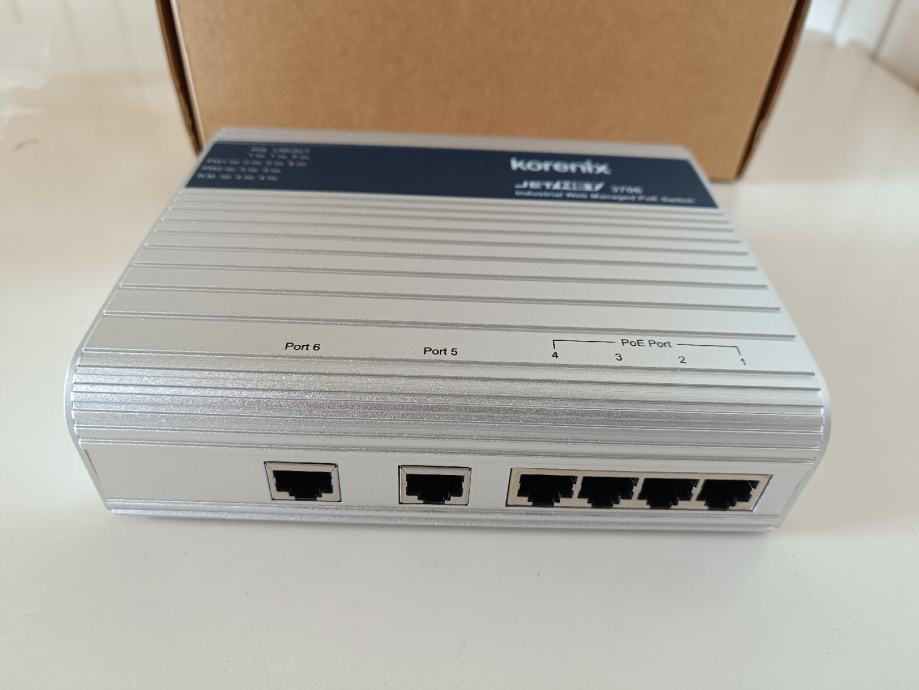 POE Ethernet Switch Korenix Jetnet 3706 6-Port