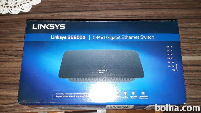 Prodam linksys SE2500 ethernet switch