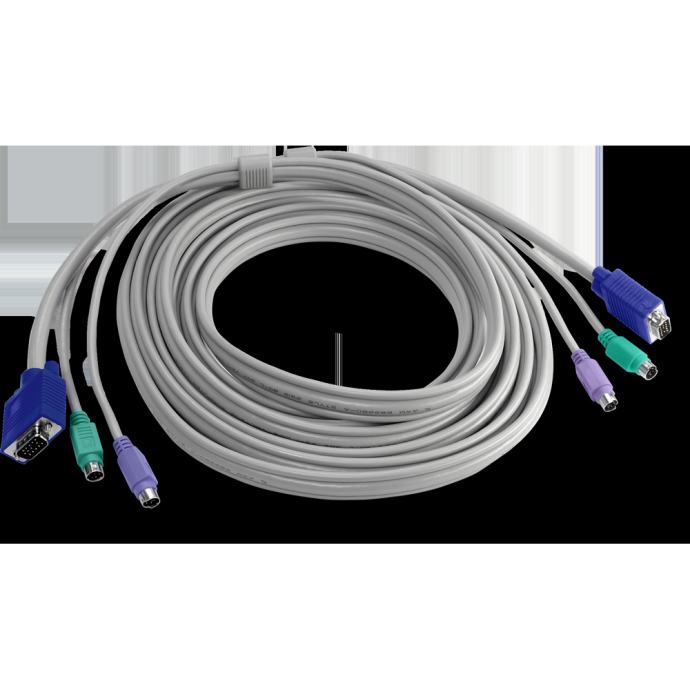 Trendnet TK-C15 PS/2/VGA KVM kabel 4,5m, NOV, NERABLJEN, totalna razpr