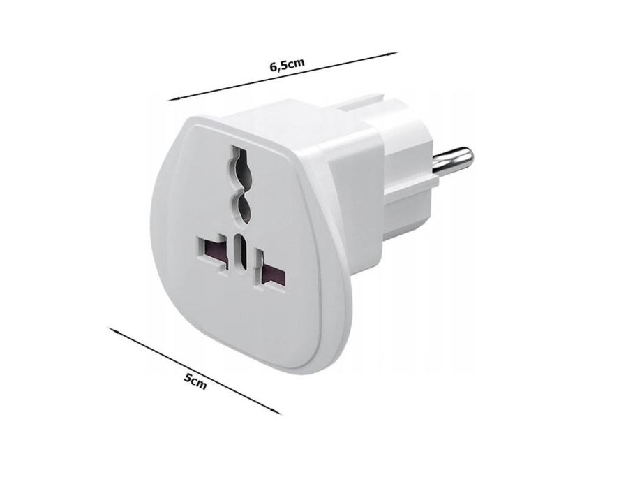 Električni potovalni adapter vtič EU UK PL US švica