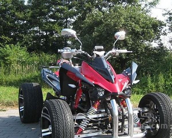 ATV Speedslide 250 cc JLA-21B karbonsko-rdeč, 2014 l.