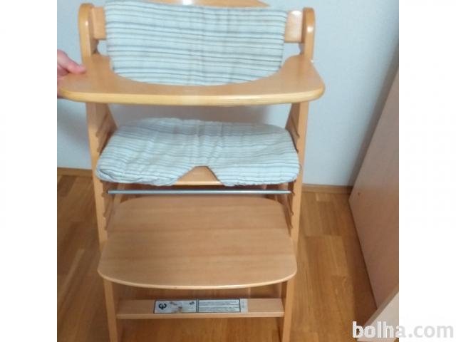 Lesen stolček za hranjenje, sedenje z Hauck podlogo