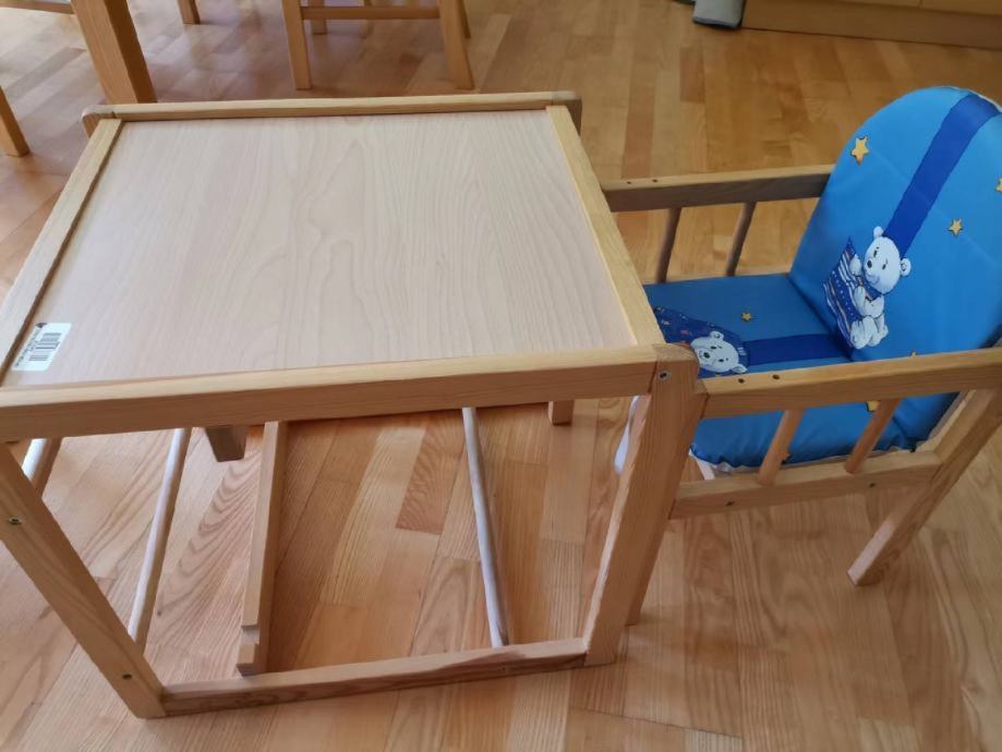 Otroški stol in mizica