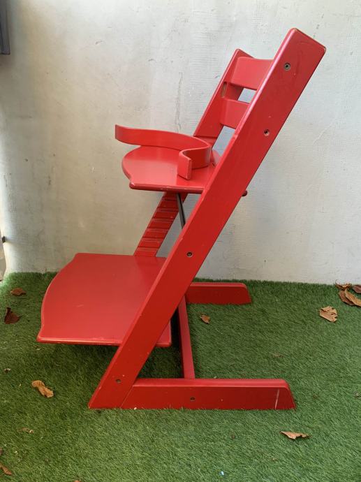 STOKKE Tripp Trapp stol - rdeče barve trip trap