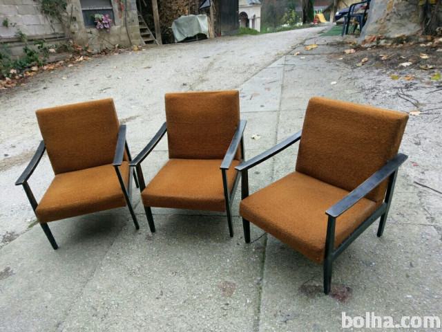 Vintage fotelj 3 enaki