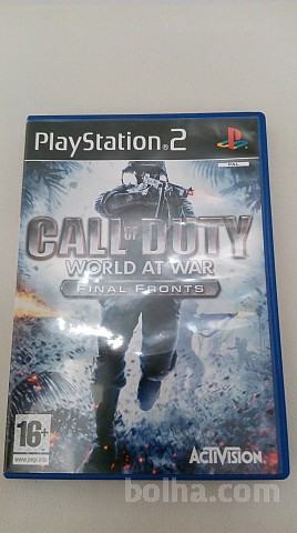 PS2 PLAYSTATION 2 original igra CALL OF DUTY - WORLD AT WAR