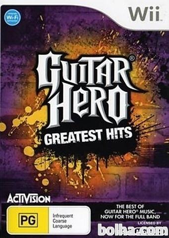 Guitar Hero Greatest hits (Nintendo Wii rabljeno)