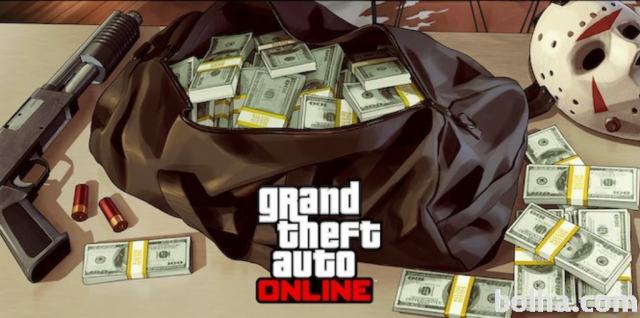 GTA 5 online 12 billion dollarjev, max moči in 8000RP/level