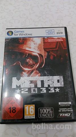 Original PC Igra - METRO 2033