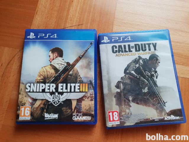 Prodam igrice za PS4, cena za eno je 10€