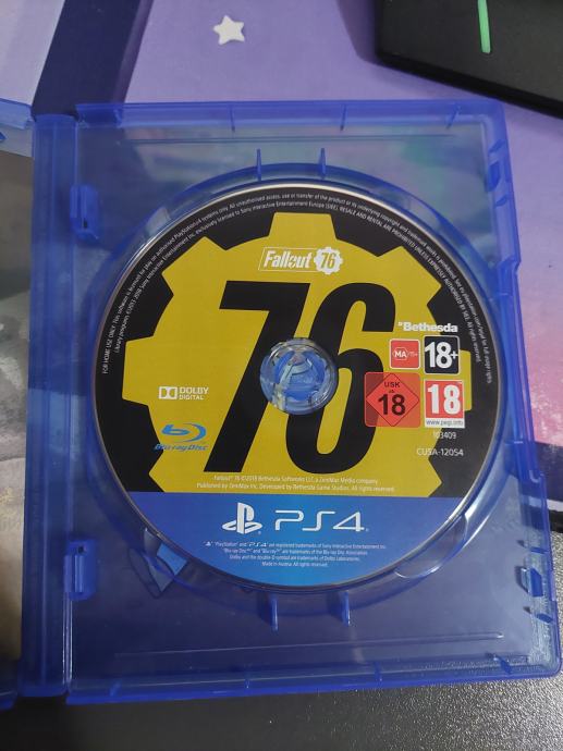 Custodia Ricambio Per PlayStation 4 PS4 Fallout 76 | Solo Custodia, Come Nuova - Foto 4
