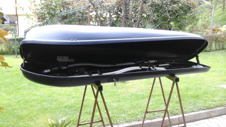Strešni kovček Hapro Probox 425l moder