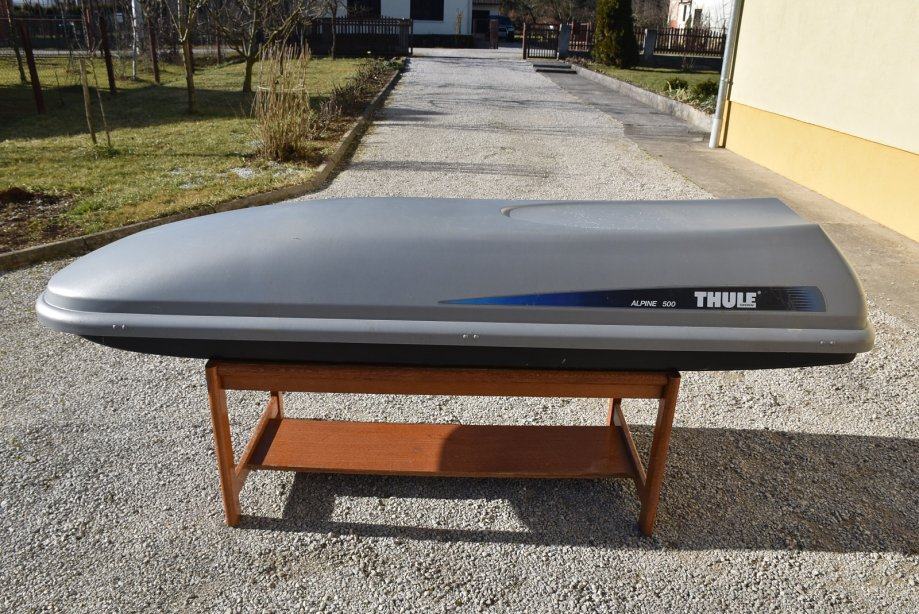 Thule Alpine 500 - strešni kovček v srebrni barvi