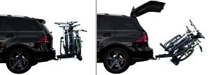 Nosilec za kolo Active bike 2 (črna barva), kljuka avtomobila, 2 koles