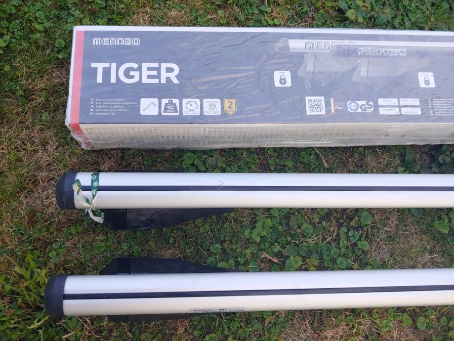 4 Embouts pour barres de toit Menabo Tiger