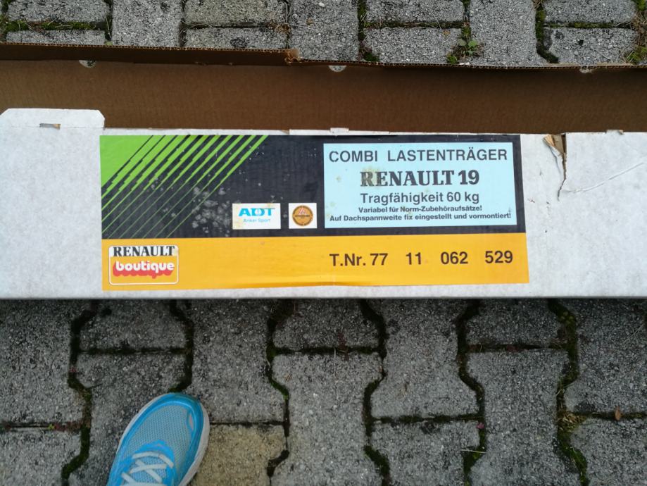 Strešni prtljažnik za Renault 19