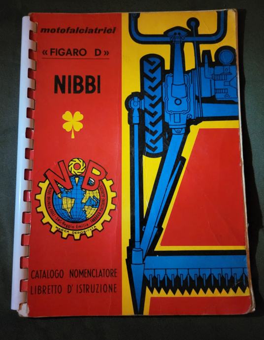 FIGARO D NIBBI Catalogo a libreto d'istruzione (BCS)