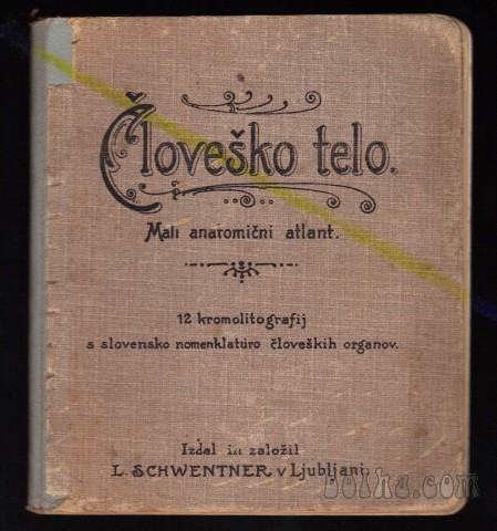 ANATOMSKI ATLAS - ČLOVEŠKO TELO, 1900/10