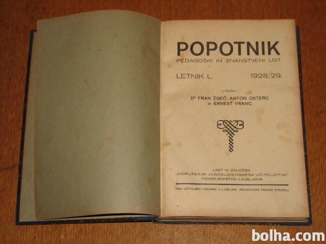 Popotnik, 1928/29