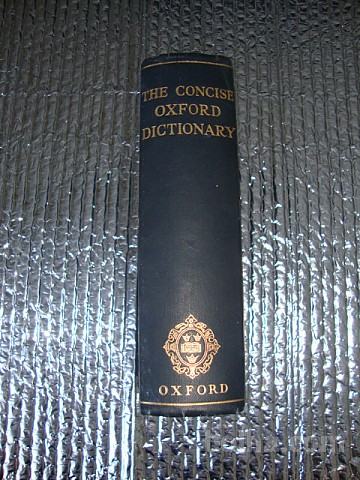 THE CONCISE OXFORD DICTIONARY 1951