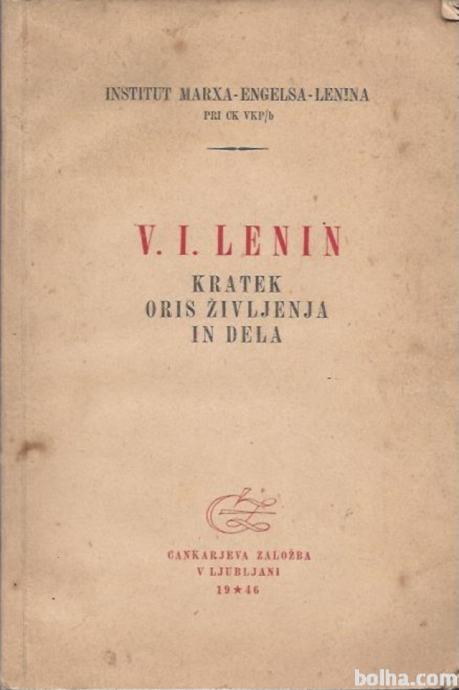 V. I. Lenin : kratek oris življenja in dela / Institut Marxa