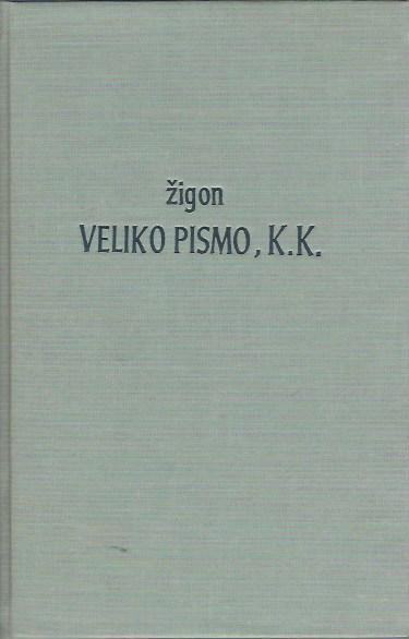 Véliko pismo slovenske duhovne združitve  / Joka Žigon