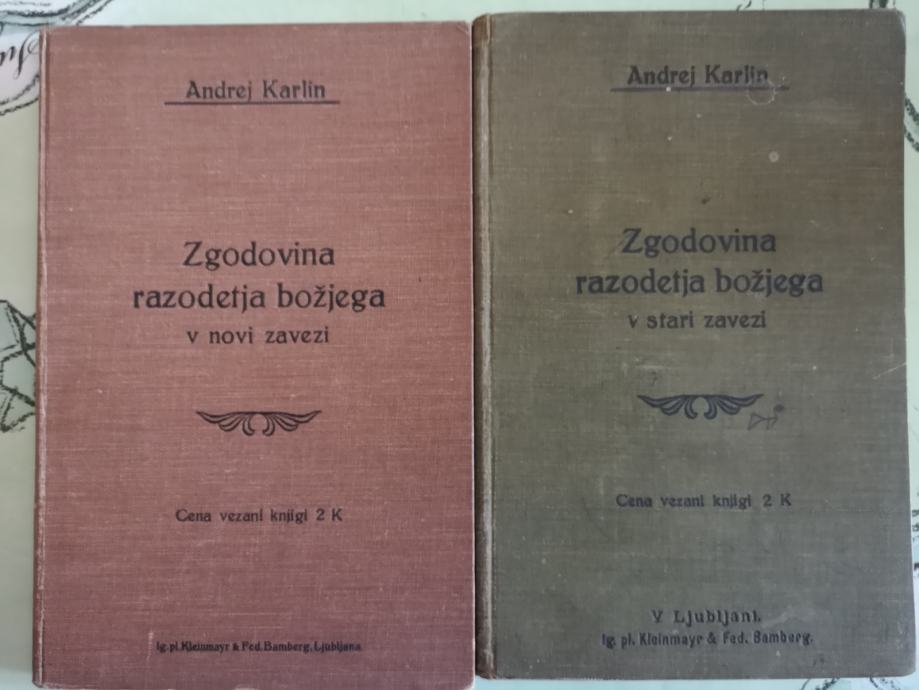 Zgodovina razodetja božjega / Andrej Karlin, 1896-1897