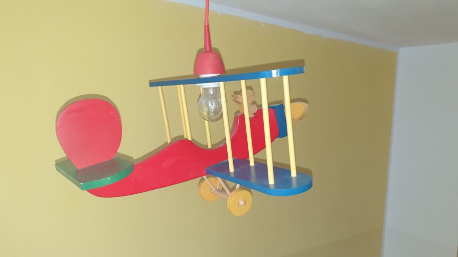 Otroška soba, stropna luč - letalo