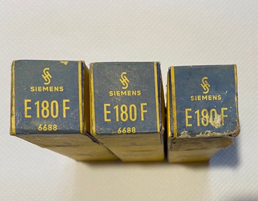 ✨  long life elektronka pentoda E180F EF80 Siemens - gold plated pin