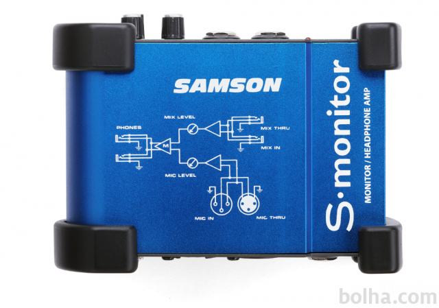 SAMSON S-MONITOR 2-kanalni headphone/monitor amp, novo