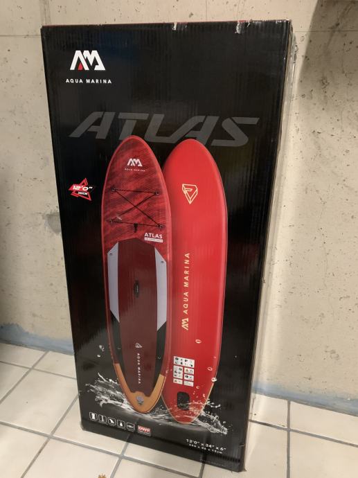 Tavola SUP Gonfiabile Aqua Marina Atlas - In PVC, Per Esperti, Con Accessori Inclusi