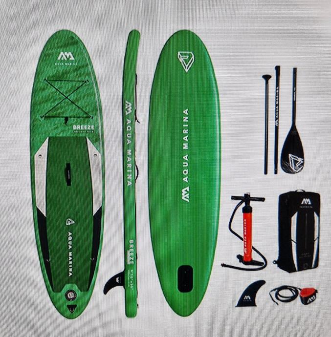 Aqua Marina Inflatable Breeze SUP ISUP Stand Up Paddle Board Allround