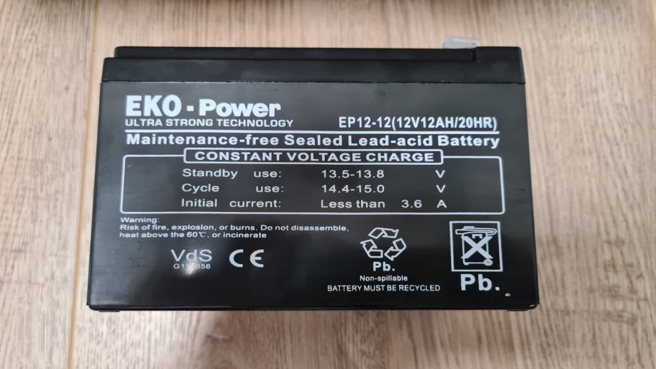 AKUMULATORJI 4 kom EP1212 (12V / 12AH)