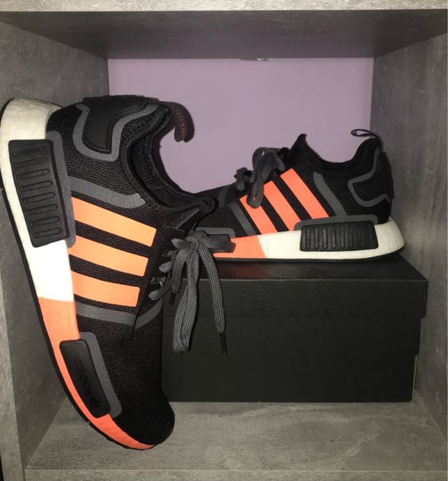 nmd black orange