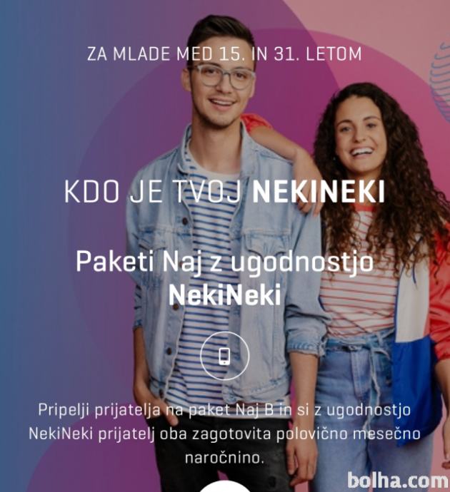 Nekineki koda za popust Telekom 50 off 1 leto