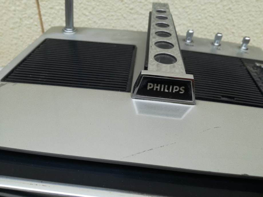 Téléviseur Vintage Philips Philetta Luxus 12B312 - 1975 - Rétroprojection Beige - France