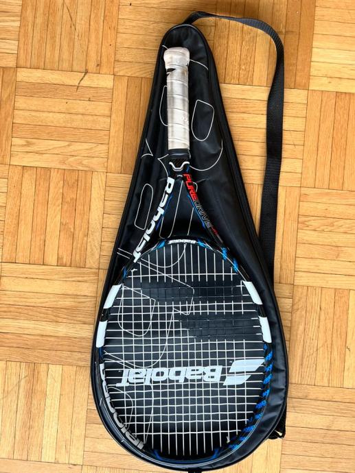 Babolat Pure Drive Jr. Girl 25 - Racchetta Da Tennis Junior Per Ragazze - 140424 - Colori Blu Navy, Rosa E Bianco - Potenza E Controllo Per Giovani Campionesse