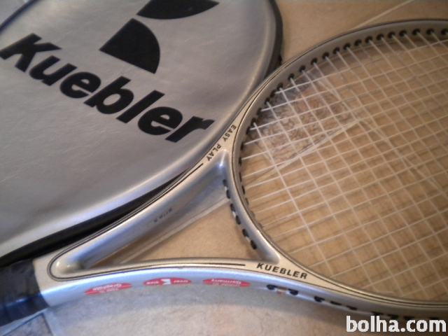 Tenis lopar Kuebler, Grip 5, tension 58/65, Nemčija, 100% grafit