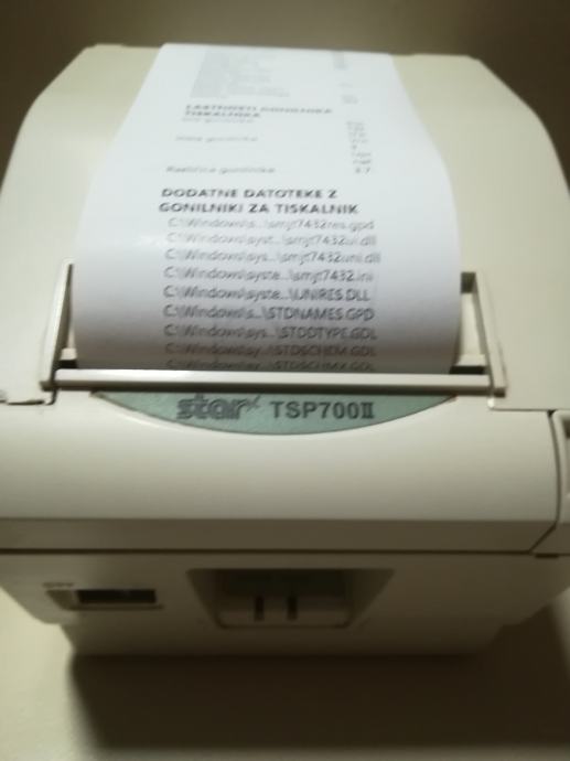 Termični POS tiskalnik STAR TSP 700II, USB port