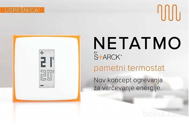 Netatmo PAMETNI TERMOSTAT by Starck AKCIJA 1x relej + 1x termostat