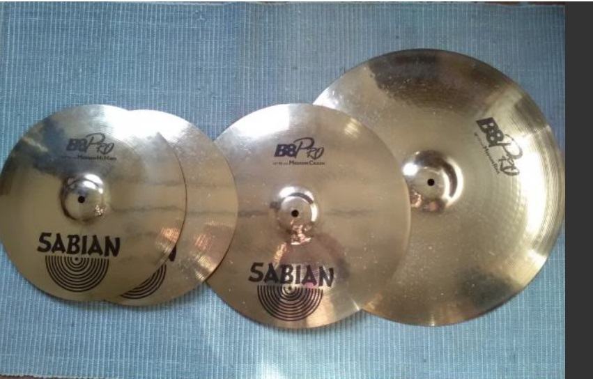 CINELE SABIAN B8 PRO, RIDE/CRASH/HIHAT