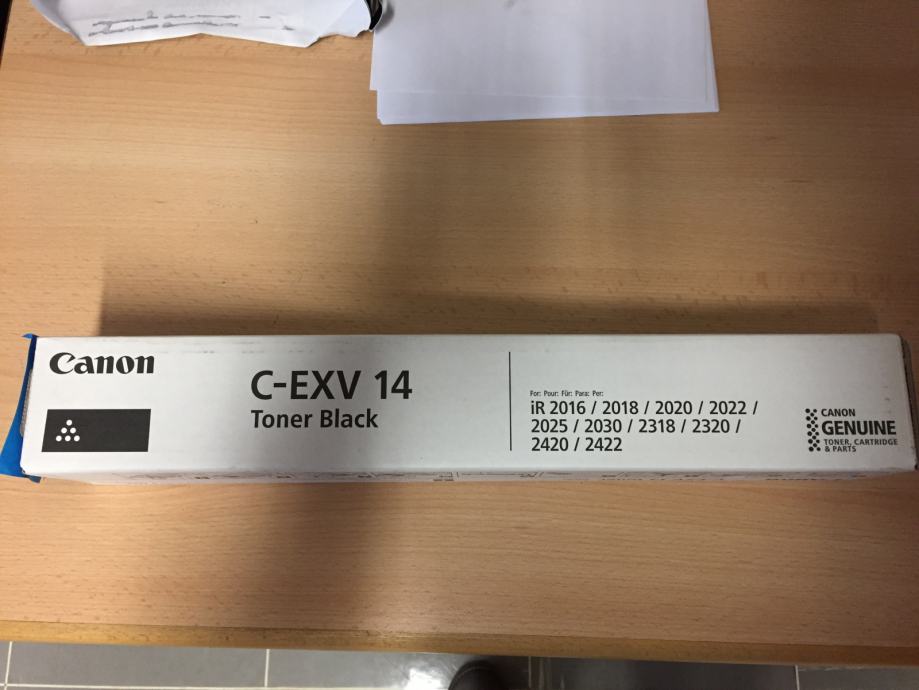 CANON, Toner Black, C-EXV 14 - iR 2016 / 2018 / 2020 / 2022 /...