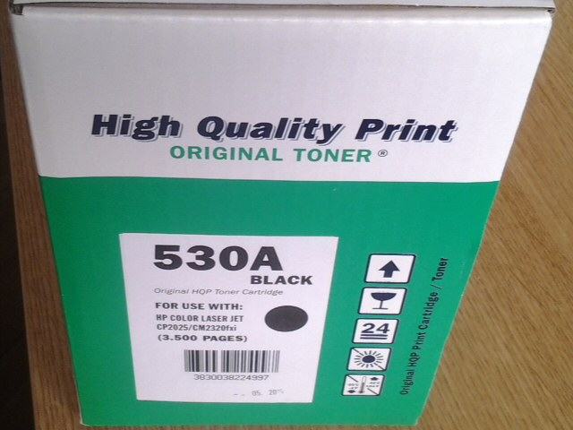 Črni toner HP 530A CC530A za HP Color LaserJet