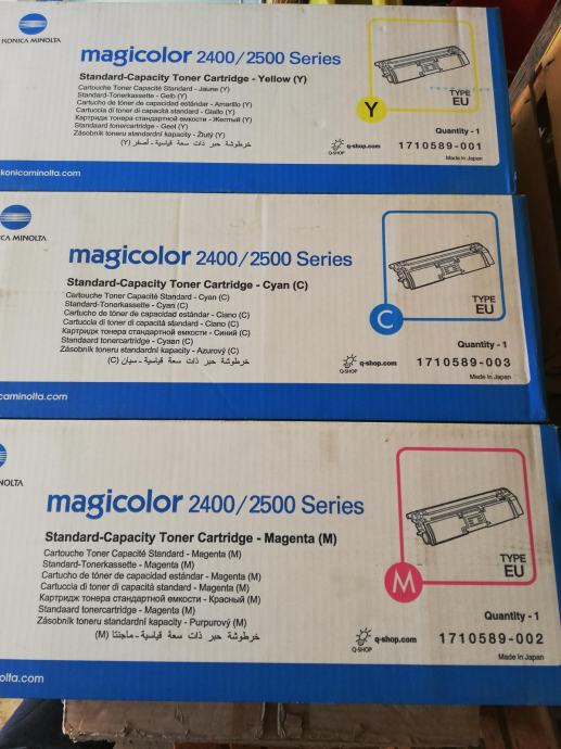 Minolta Barvni tonerji za Magicolor 2400/2500 tiskalnike