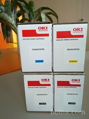 OKI toner - ORIGINAL tonerji za tiskalnik OKI C5650/C5750