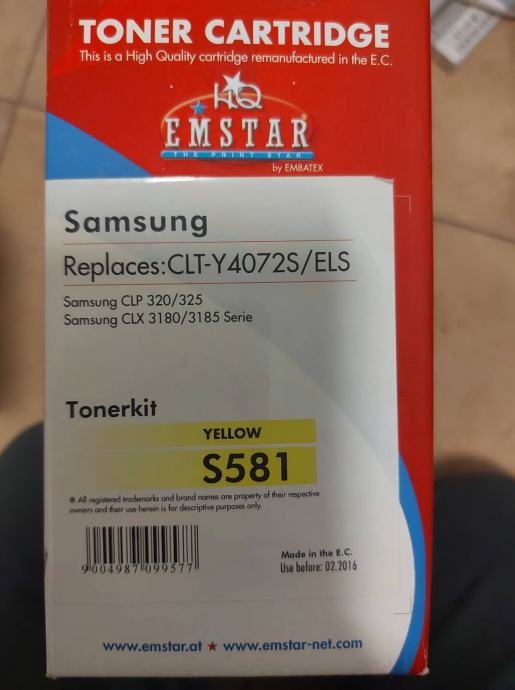 Toner Samsung clt-y4072s/els-yellow