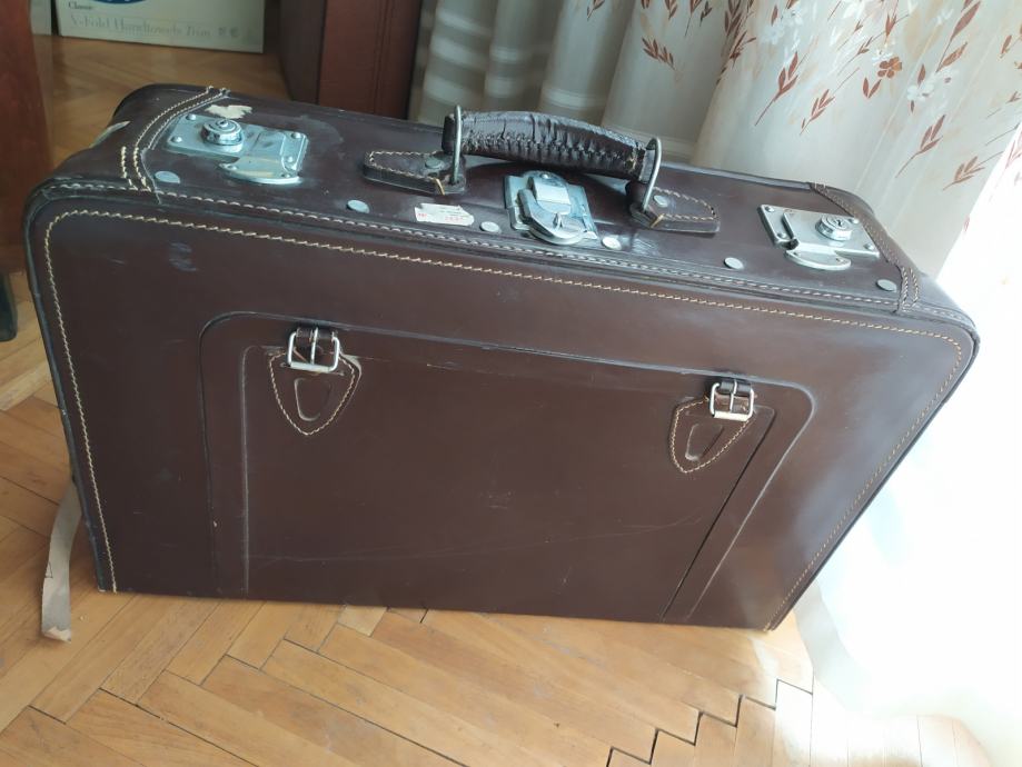 Vintage usnjen kovček
